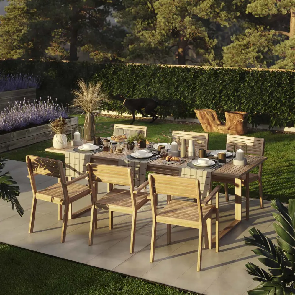 Кресло садовое Naterial «Fix», акация STLM-2041024 - Вид №8