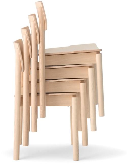 Billiani Стул ясень с обитым сиденьем Green 002 - Вид №3