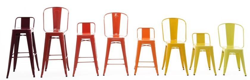 Tolix Высокий металлический табурет H sun-id-1477361 - Вид №4