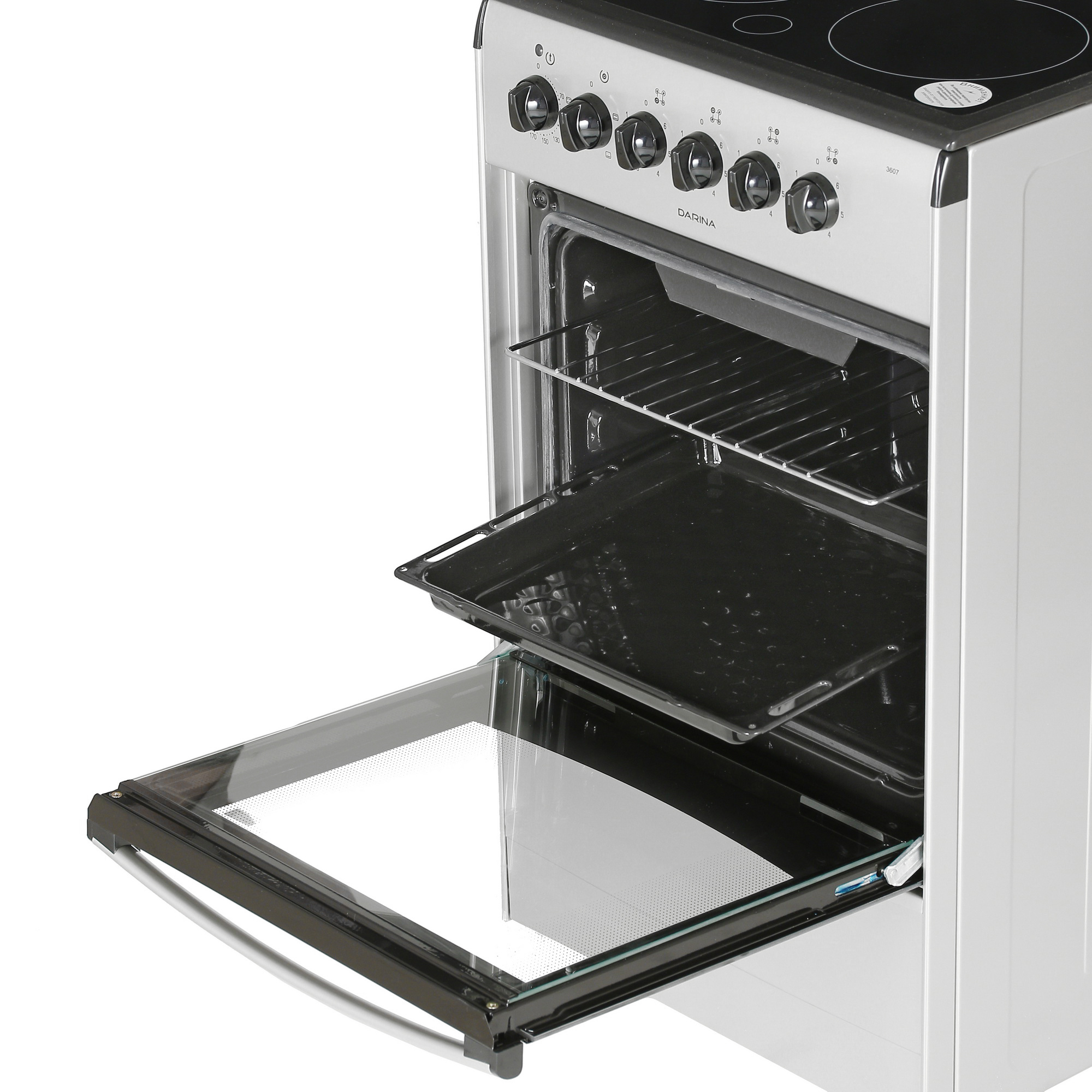 1671046 Электрическая плита DARINA 3607 S серебристый STDN-0006271 - Вид №5