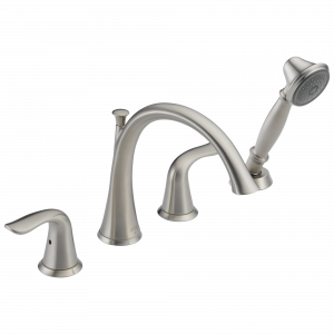 T4738-SS Римская ванна с ручным душем Delta Faucet Lahara Нержавеющая сталь