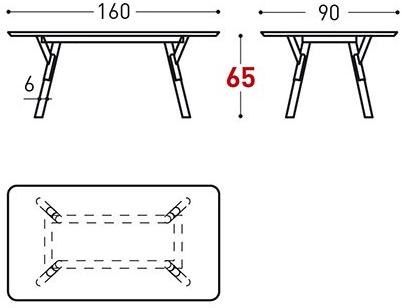 Varaschin Прямоугольный садовый стол Link 222l - Вид №15