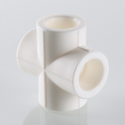 VTp.741.0.025 Фитинг полипропиленовый – крестовина Valtec 25 мм  - Вид №12