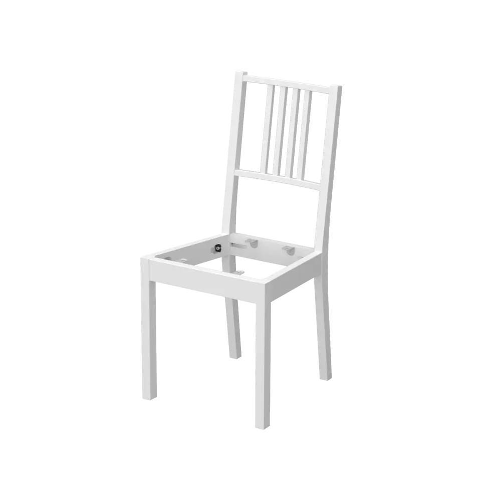 Основание стула Марсель Delinia 42x90x49 см массив цвет белый STLM-2034925