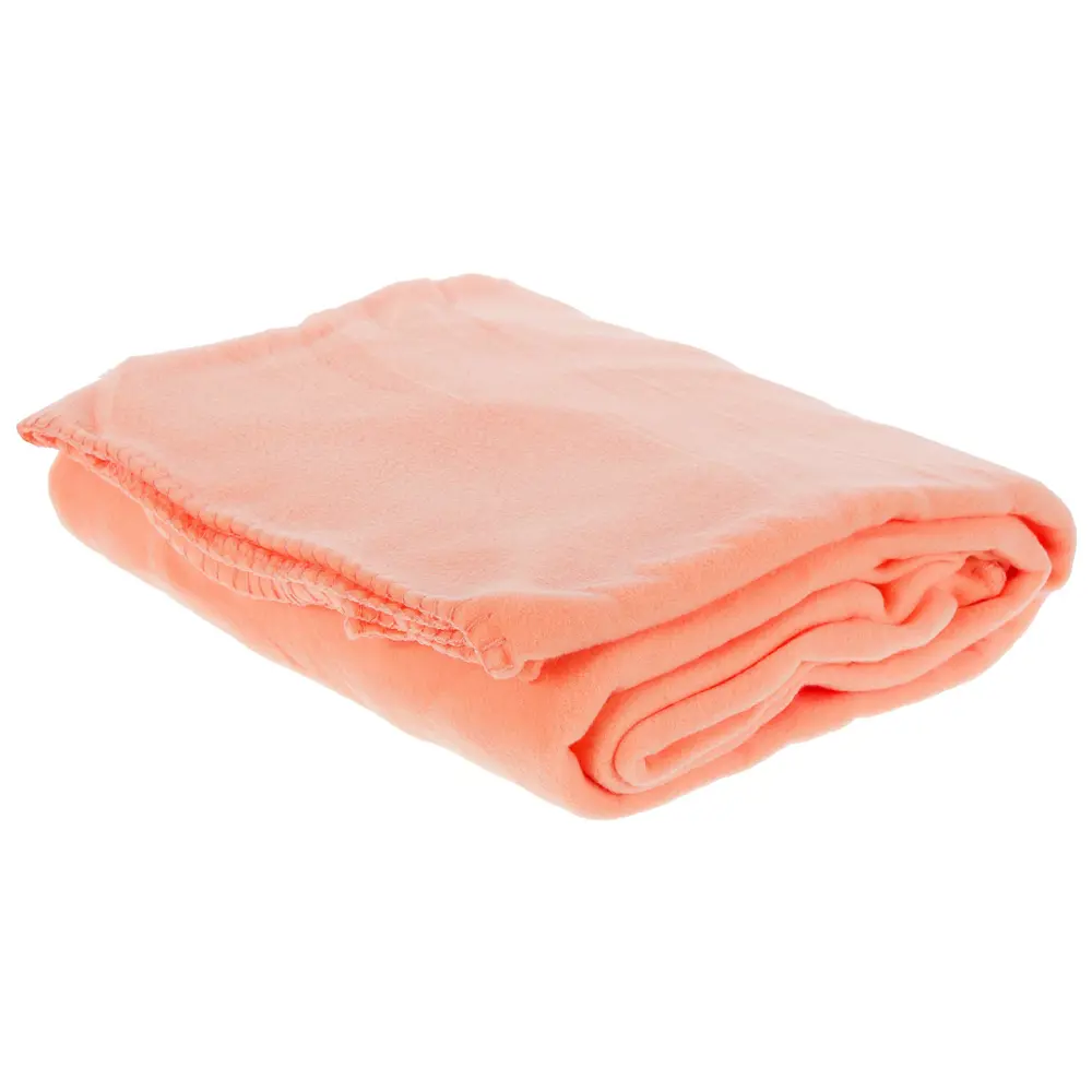 Плед 140х200 см флис цвет персиковый Santreyd STLM-2138784