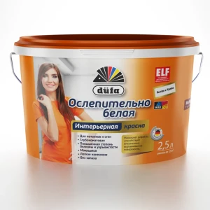 Краска водно-дисперсионная Superweiss Mix 2.5 л база 1