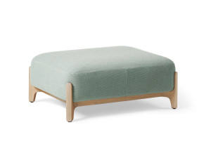 Квадратный съемный пуф из ткани