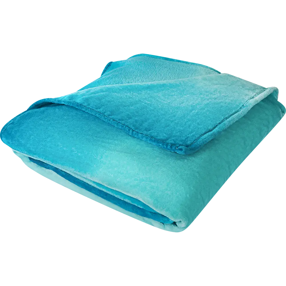 Плед Gradient 180x200 см фланель цвет бирюзовый Ardenza Капсульная STLM-2122783 - Вид №2