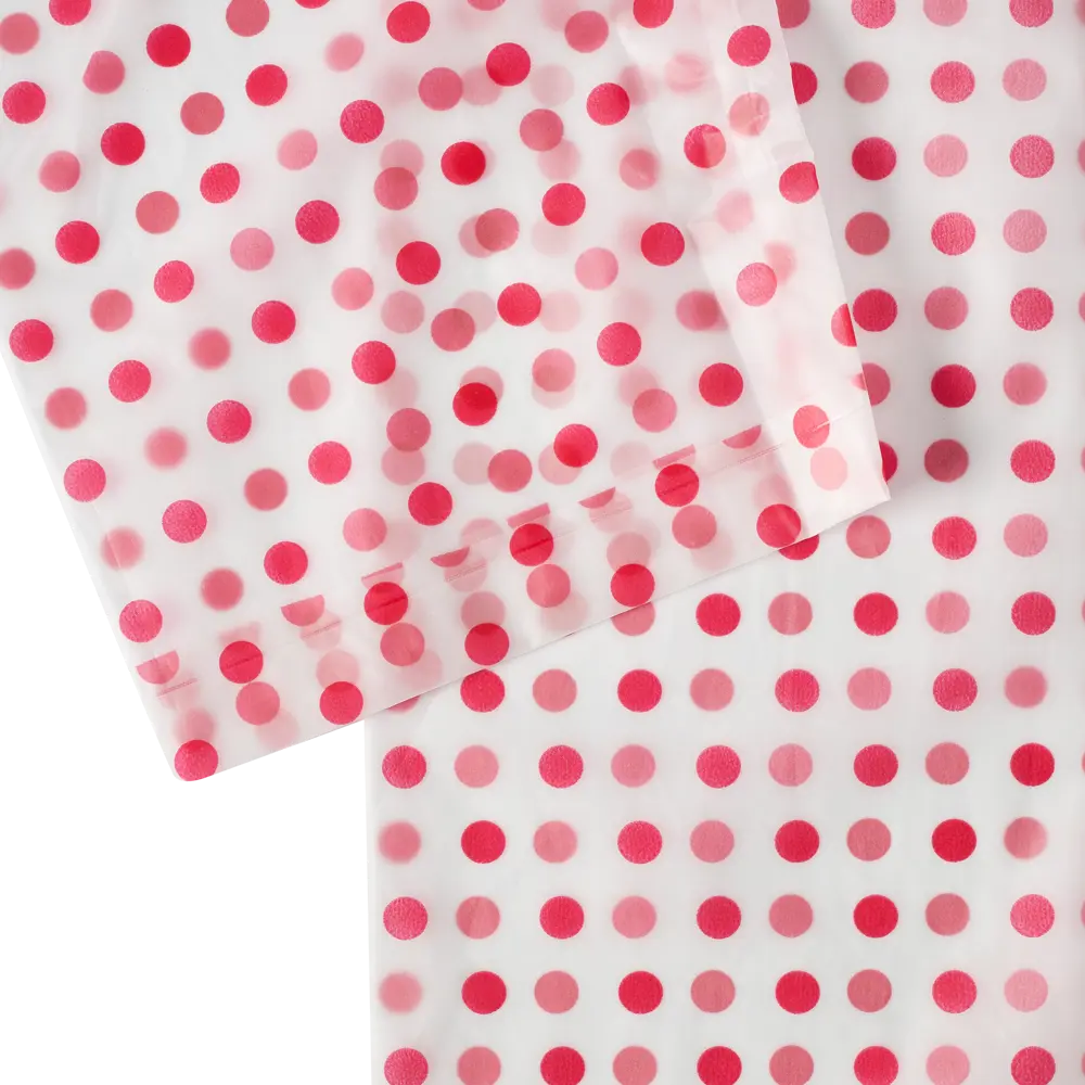 Плащ-дождевик на кнопках Garden Show 466634 цвет белый в красный горошек размер M Нет STLM-2072654 - Вид №1