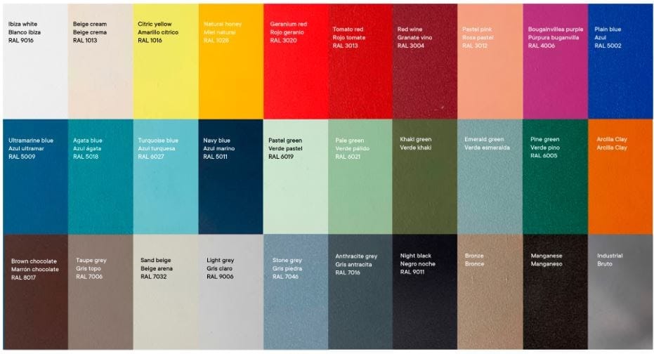 Круглый садовый стол из оцинкованной стали iSimar Антиб ARCH-00037616 - Вид №3