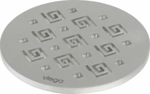 Канализационная арматура  Трапы для ванных Advantix  Оборудование  Решетки Visign VIEGA 586 423 Модель 4962.1