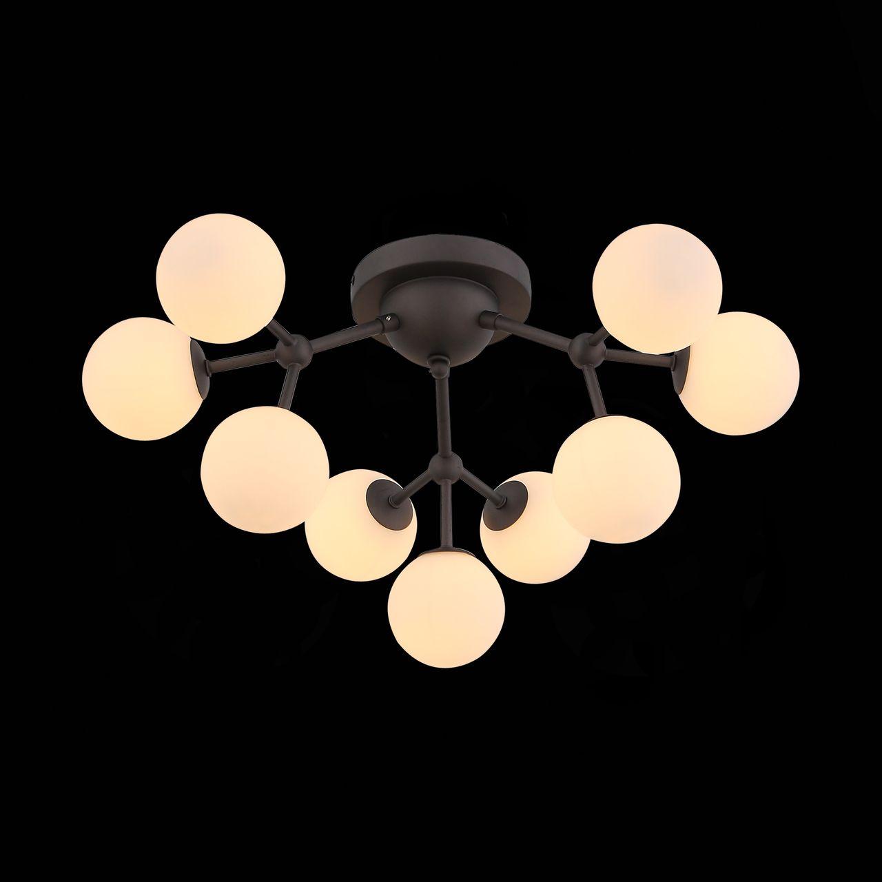 Потолочная люстра ST Luce Arambito SL436.402.09 ST LUCE ДИЗАЙНЕРСКИЕ, ARAMBITO, ШАР 184541 Белый  - Вид №3