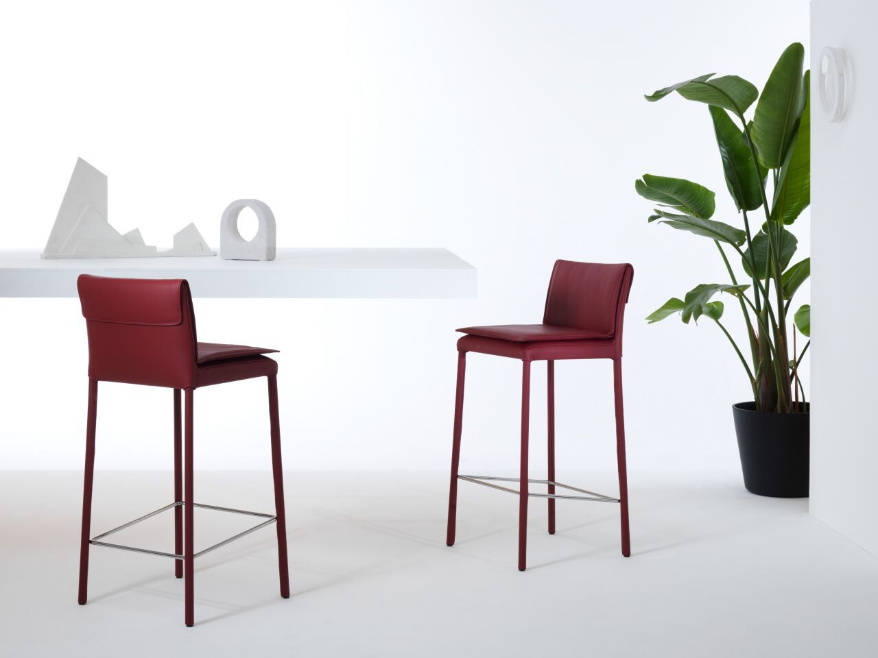 Высокий кожаный стул Julia Italia Агата ARCH-00011078 - Вид №1