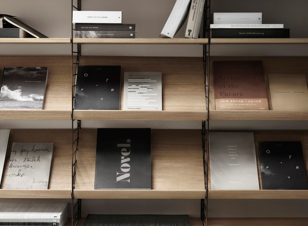 Секционный книжный шкаф из стали с порошковым покрытием String Furniture LIVING ROOM G ARCH-00113877 - Вид №20