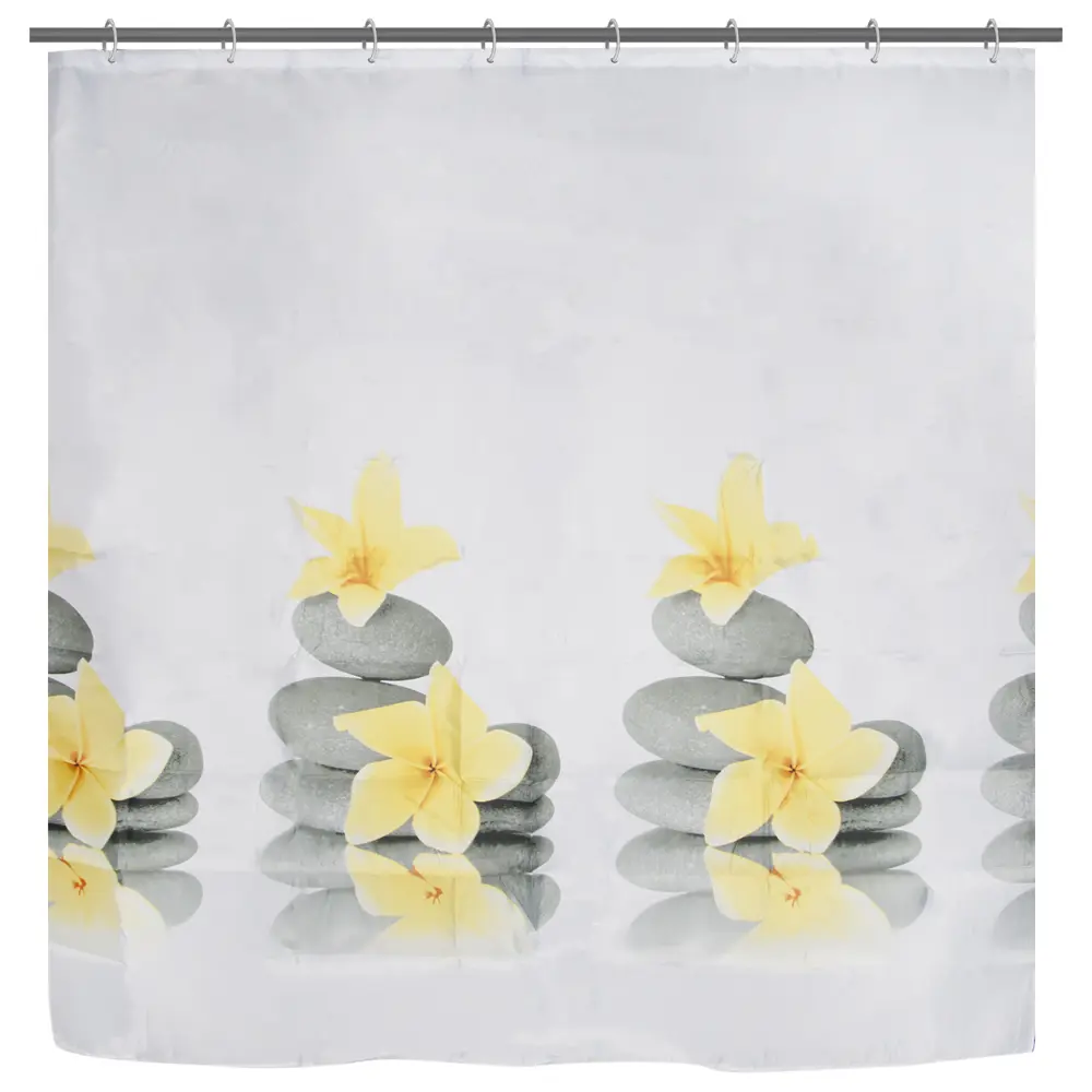 Штора для ванной комнаты «Yellow Orchid» 180х180 см цвет белый Santreyd Без серии STLM-2110457