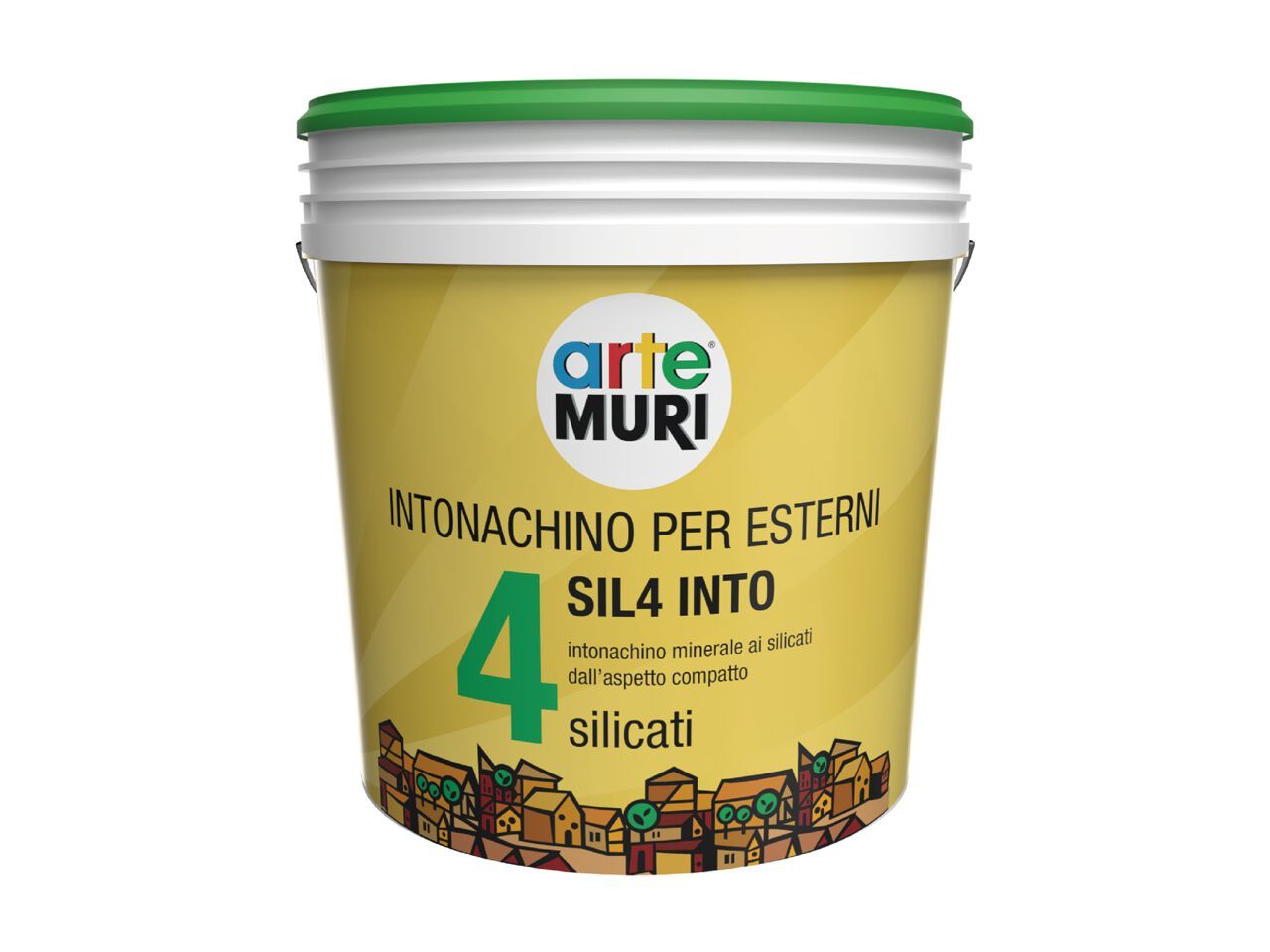 Силикатная минеральная штукатурка, размер зерна 1,2-1,5-2-3 мм Fornaci Calce Grigolin arteMURI ARCH-00084375 - Вид №1