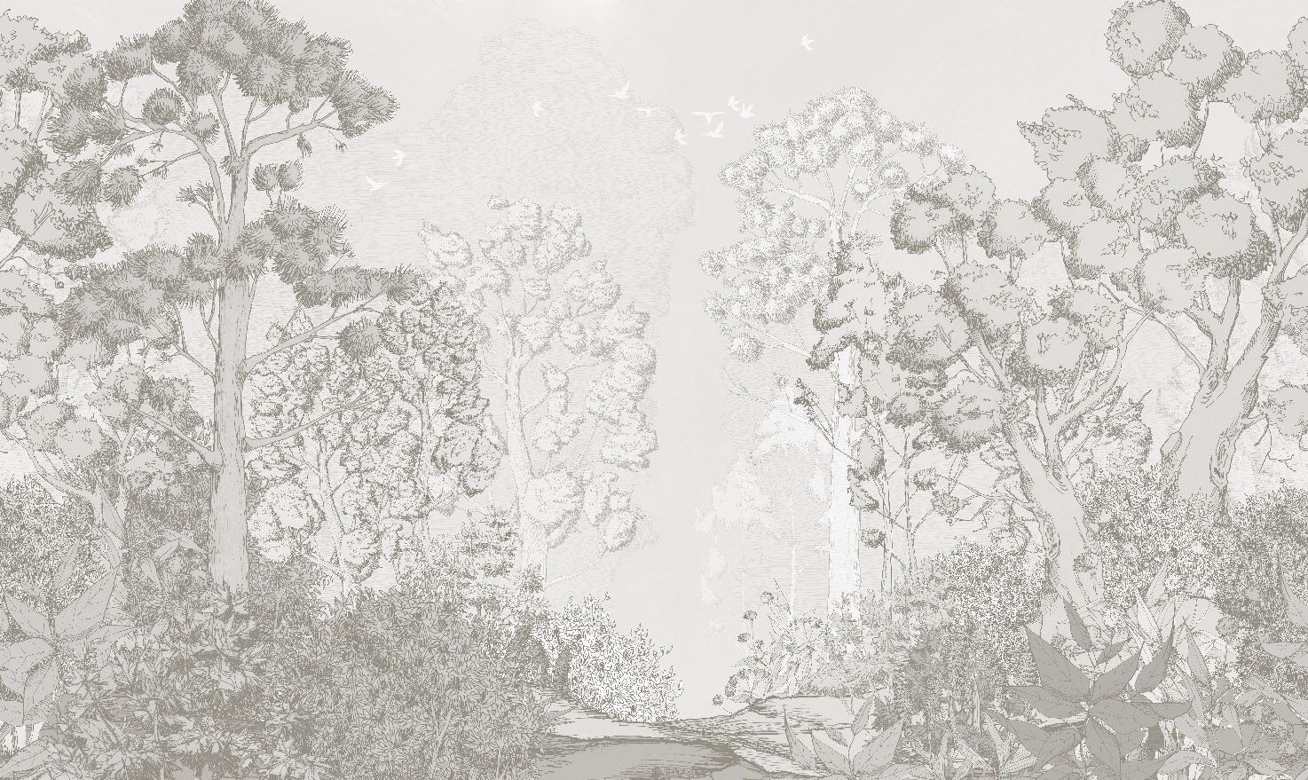 Обои с цветочными мотивами Jannelli&Volpi SUMI-E ARCH-00039703 - Вид №4