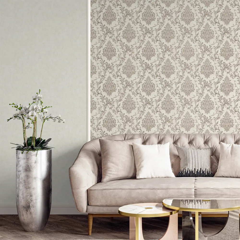 Обои флизелиновые Palitra Home Diamond бежевые 1.06 м HC71782-21 STLM-2138167 - Вид №2