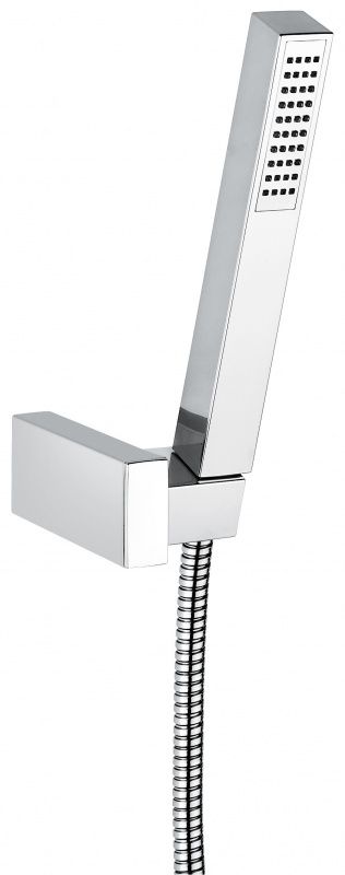 122CR Ручной душ 122: лейка, шланг, крепеж, цвет хром EMMEVI 