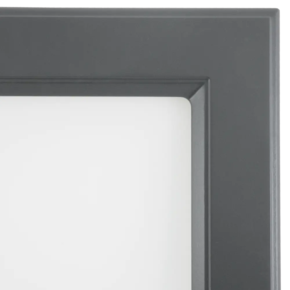 Фасад со стеклом Мегион 39.7x76.5 см Delinia ID МДФ цвет темно-серый STLM-2199203 - Вид №2