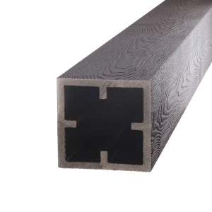 Столб для забора 120x120 мм 3 м коричневый