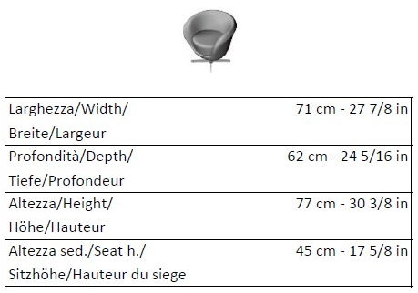 La Cividina Тканевое кресло с 4 спицами Jango sun-id-1494182 - Вид №2