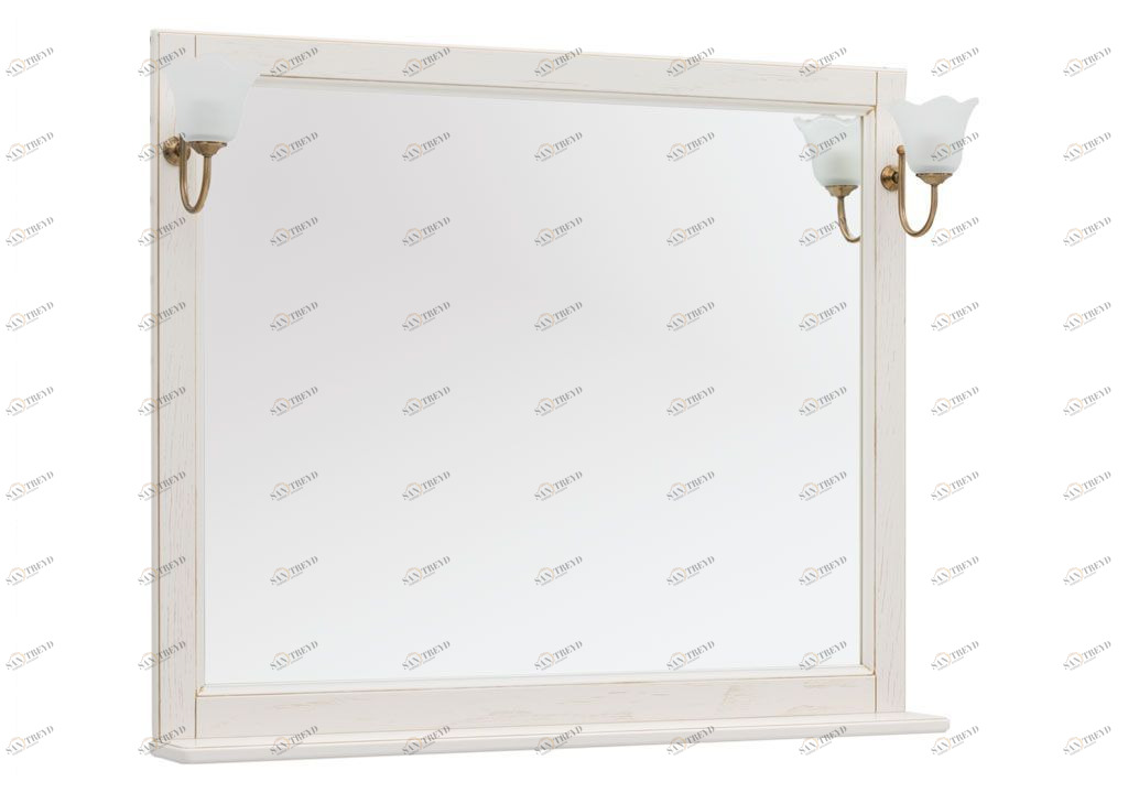 Зеркало Aquanet Тесса Декапе 105 жасмин/золото 00201809