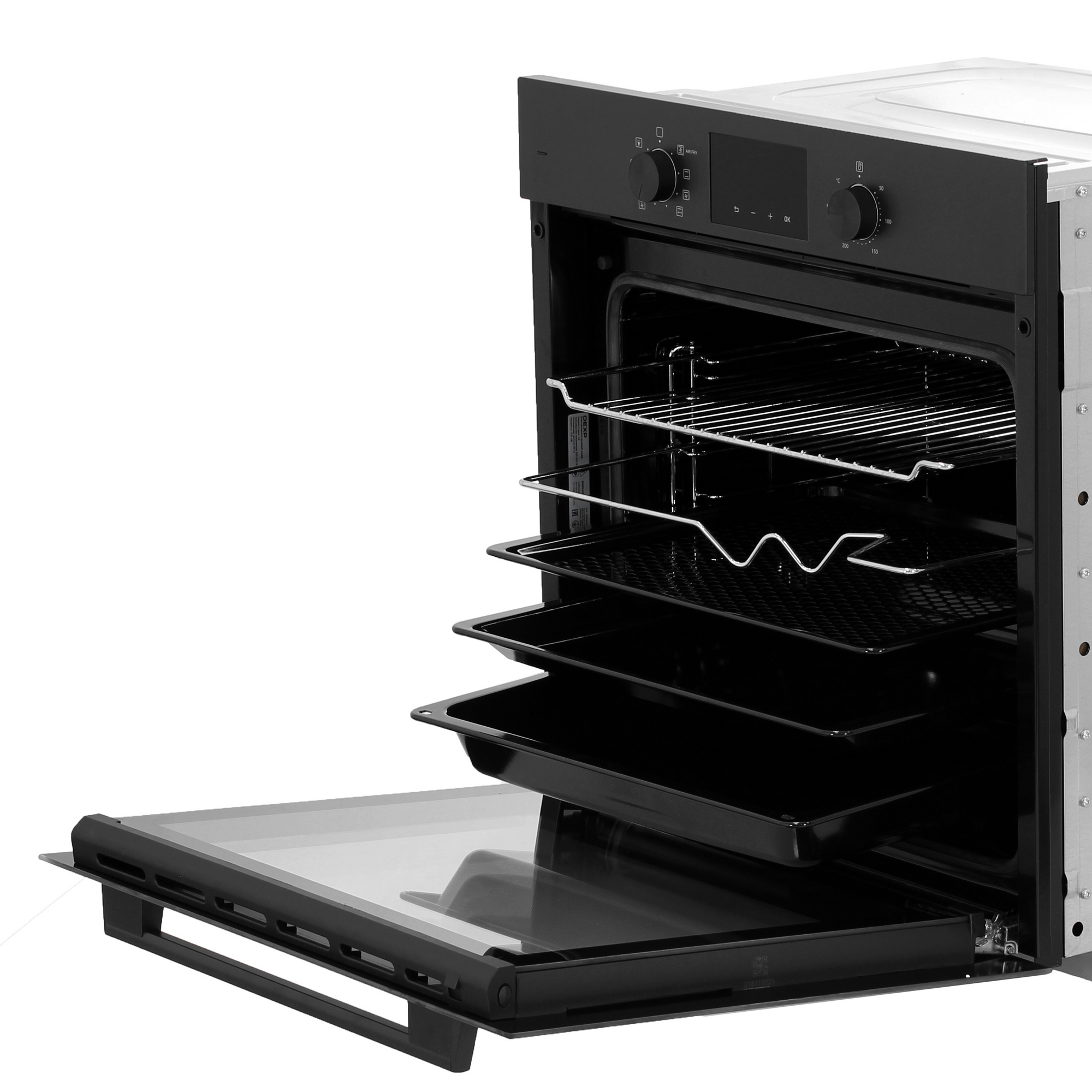 9175844 Электрический духовой шкаф DEXP Frypro-02 черный STDN-0070092 - Вид №6