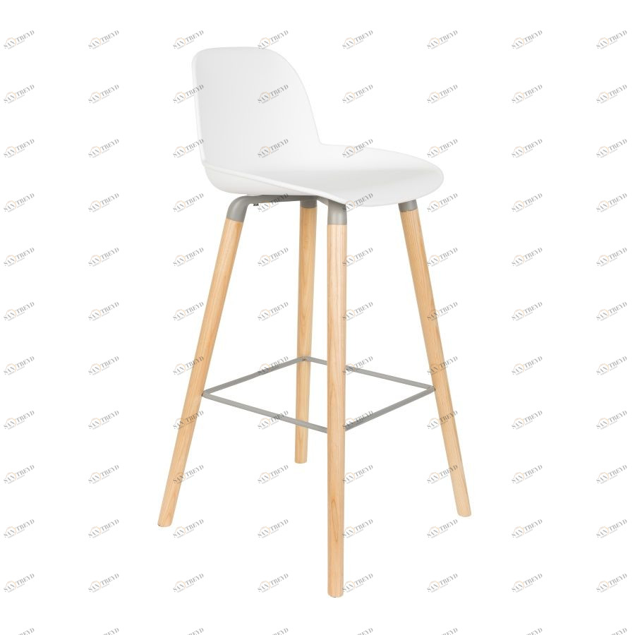 Стул барный Albert Kuip белый Zuiver 1500057