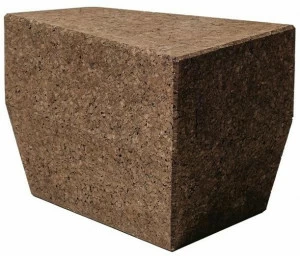 BlackCork Прямоугольный пуф из пробки Mass