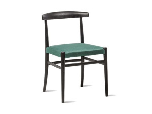 Мягкий стул из ясеня с открытой спинкой