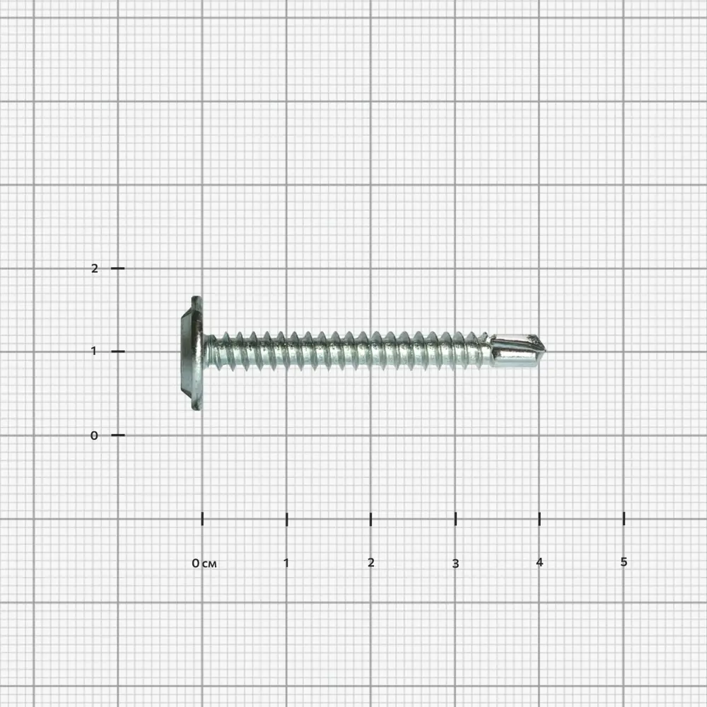 Саморезы по металлу DILWIS с пресс-шайбой со сверлом оцинкованные 4.2x41 мм 25 шт. 89372263 STLM-2112210  - Вид №2
