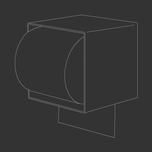 Держатель туалетной-ролл  POR03 CEADESIGN  - Вид №1