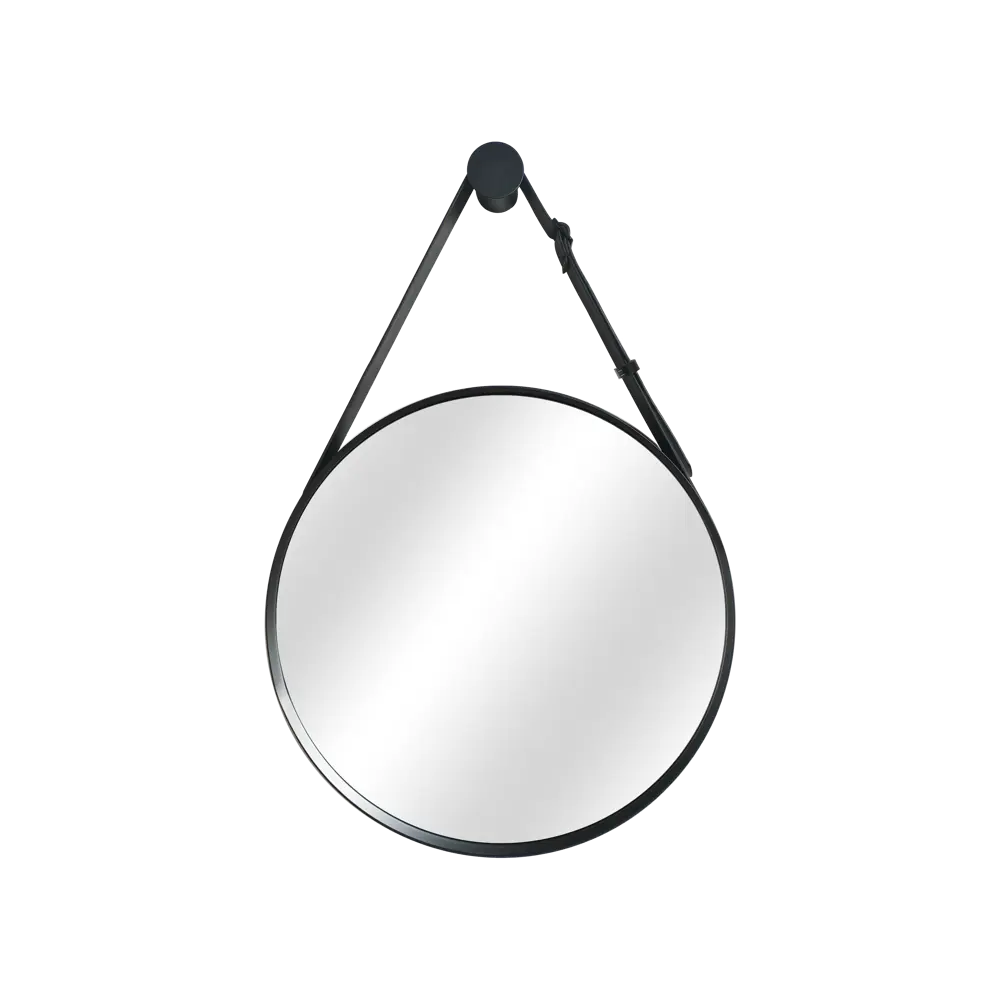 Зеркало декоративное Kreaforta Barbier D57 см металл цвет черный STLM-2033600 - Вид №1