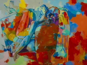 MOMENTI Авторский художественный принт Crazy home paintings Pe-008