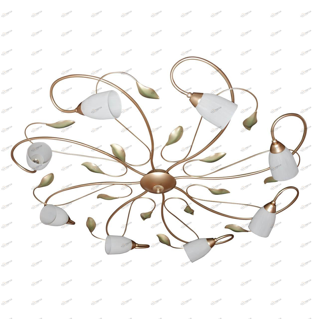 Потолочная люстра MW-Light Верона 334013208 MW-LIGHT ДИЗАЙНЕРСКИЕ, ВЕРОНА 220158 Белый 