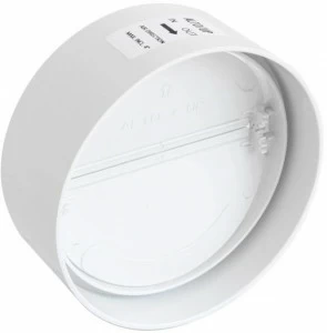 First Corporation Муфта для круглых труб с обратным дроссельным клапаном La ventilazione Cvl125b