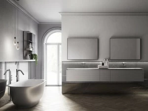 Ideagroup Двойной туалетный столик с зеркалом Dolcevita by aqua