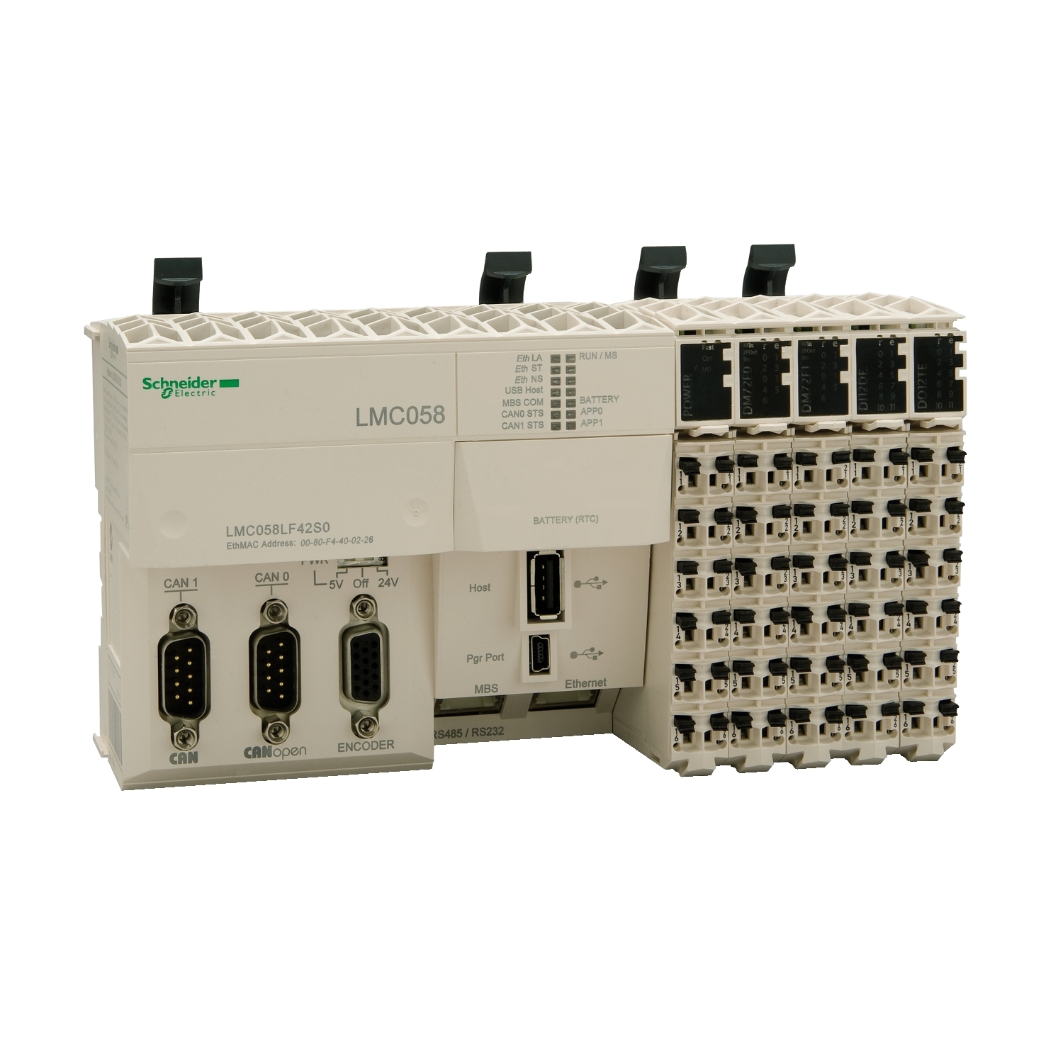 LMC058LF42 Контроллер LMC058 ETH/2CAN/MOTION/42DIO Schneider Electric OEM ПЛК Modicon 