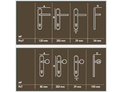 Ручка на пластине с насадкой Dauby Pure® ARCH-00072909 - Вид №1