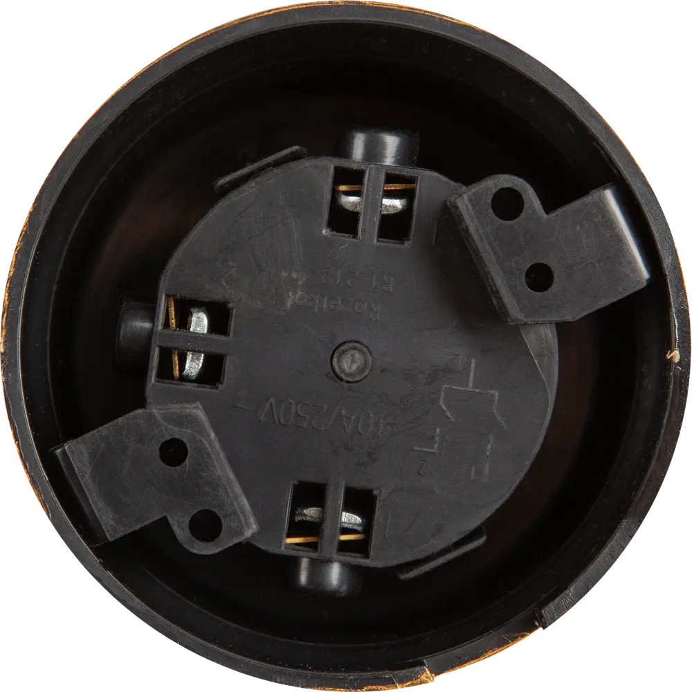 Выключатель накладной Electraline 2 клавиши цвет бронза Ретро STLM-2006389 - Вид №2