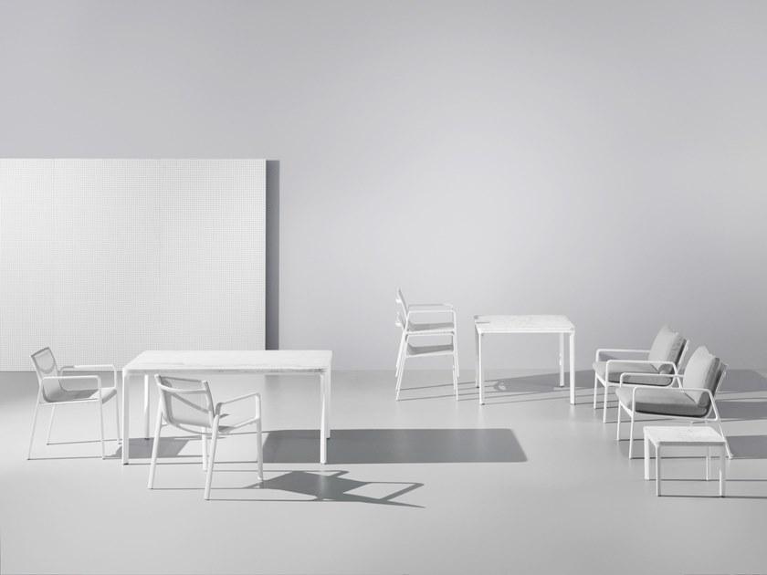 Kettal Прямоугольный мраморный садовый стол Park life #11714 - Вид №3