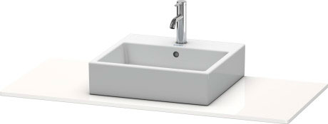 XS060F03939 Консоль XSquare #XS060F 1200 x 550 мм Скандинавский белый шелковисто-матовый лак Duravit - Вид №2
