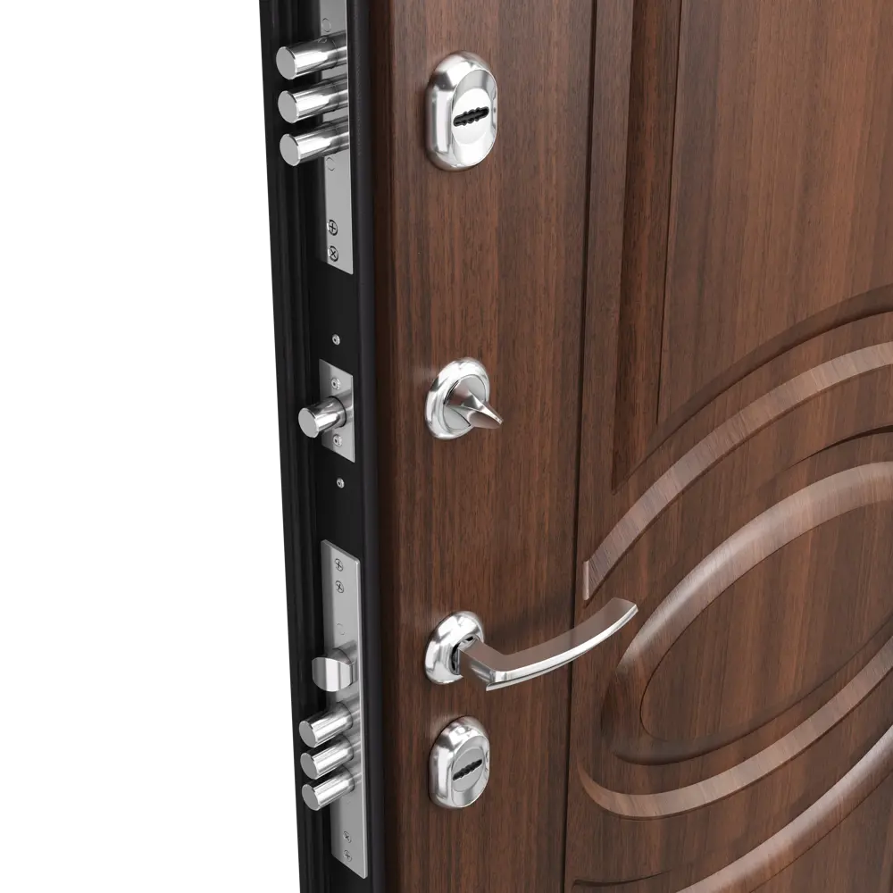 Дверь металлическая Термо С-2, 950 мм, левая, цвет лесной орех TOREX STLM-2175635 - Вид №2