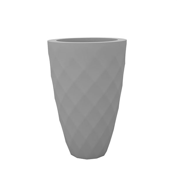 073151 Кашпо Nano матовое стальное 36см Vondom Vases - Вид №3