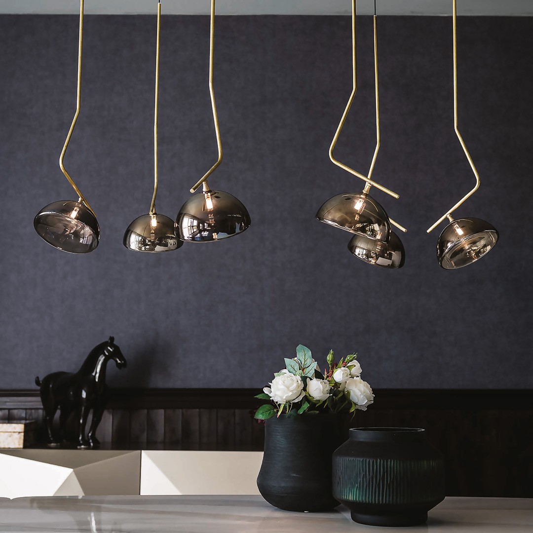 Cattelan Italia SUNSET 1 Ottone/Fume светильник подвесной 118906 - Вид №1