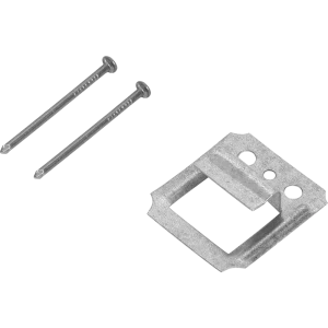 Кляймеры оцинкованные №2 (с гвоздями), 100 шт.