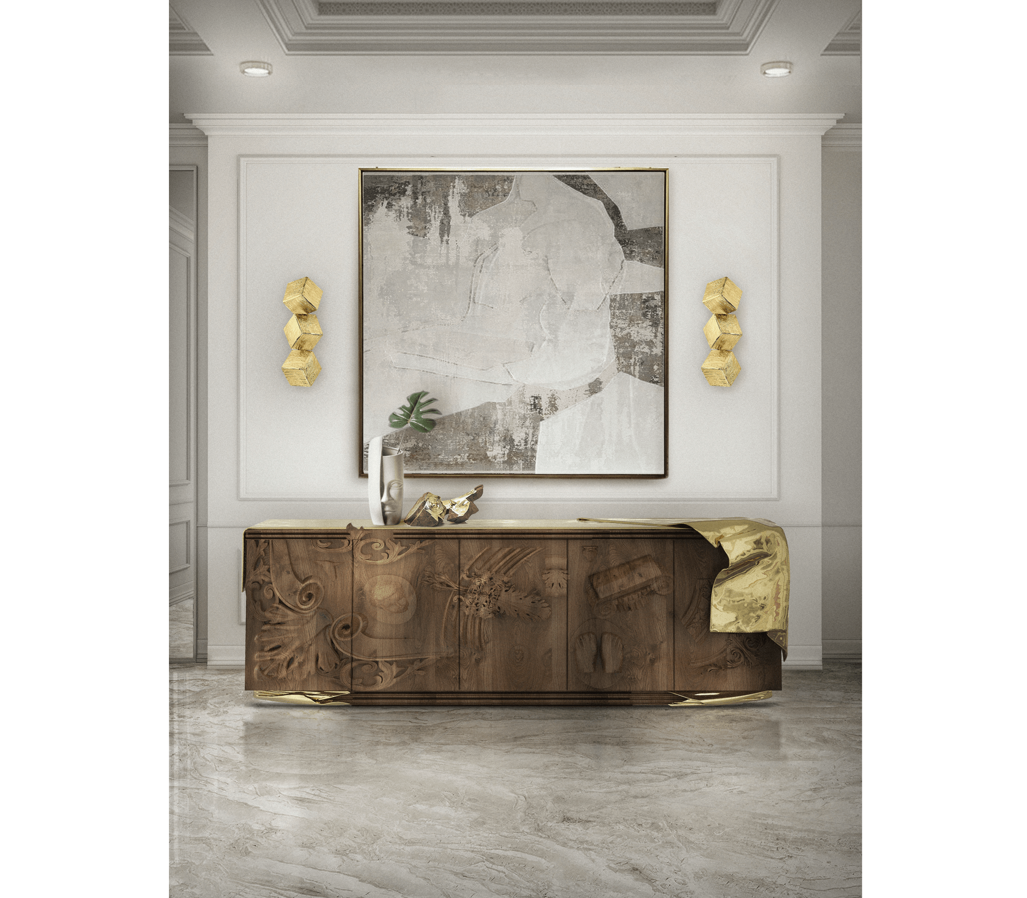 0-009 Буфет Voltaire из орехового дерева Boca Do Lobo  - Вид №5