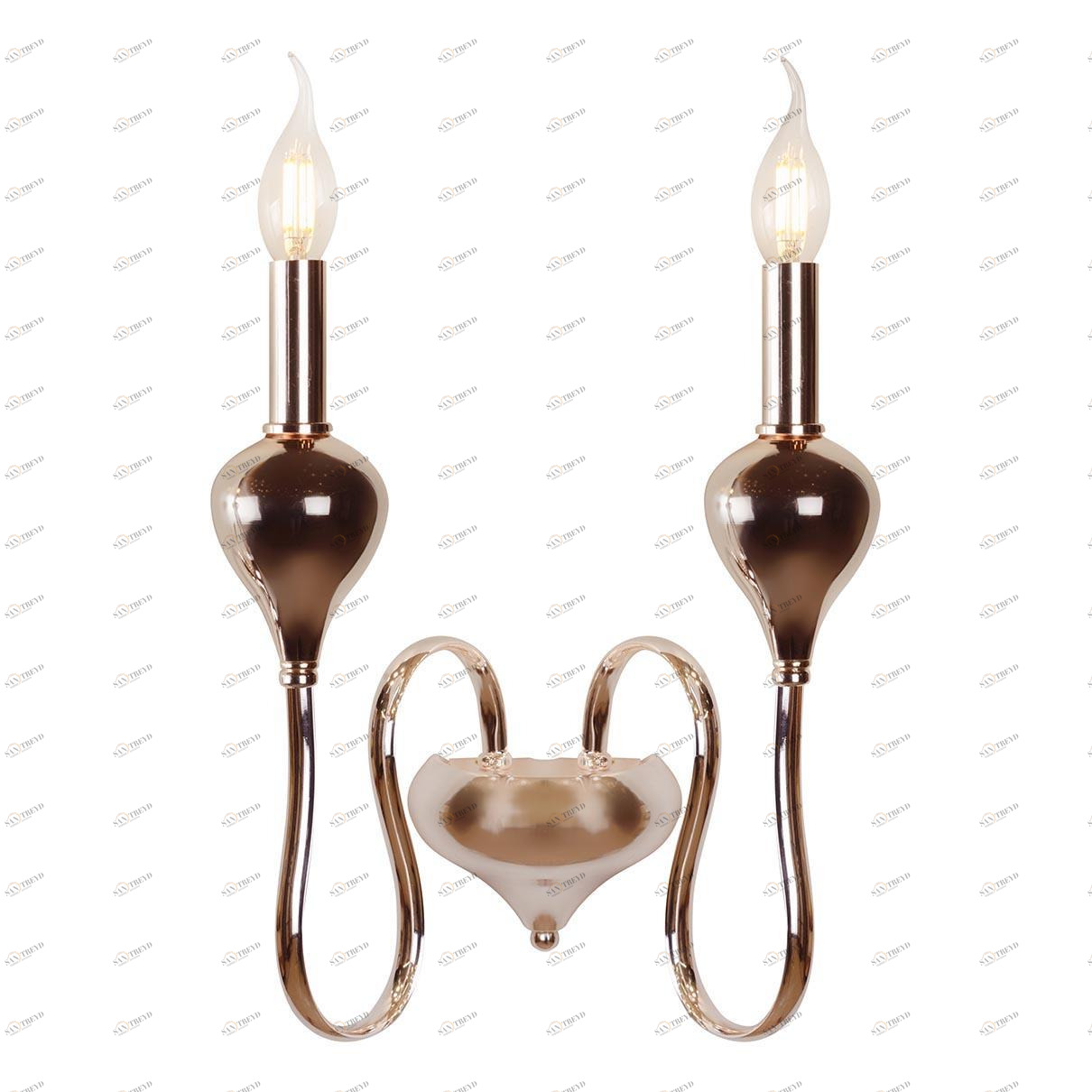 Бра настенное золотистое iLamp Lady GD 88003-2 GD ILAMP СВЕЧА 00-3949161 Золото 
