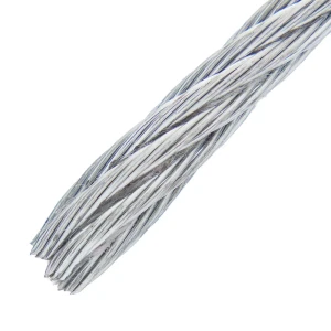 Трос стальной DIN 3055 4 мм 10 м, цвет цинк 15956110 STLM-2038919